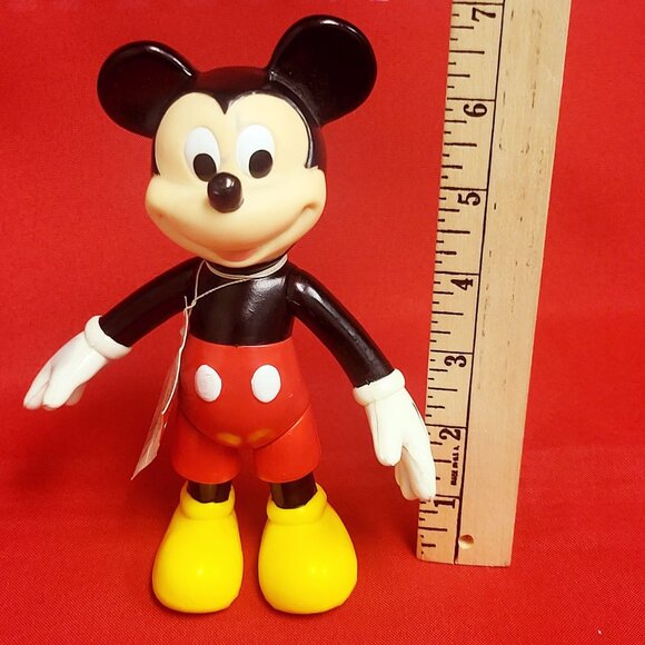 Vintage Disney Articulated Micky Mouse Figurine - Picture 6 of 16